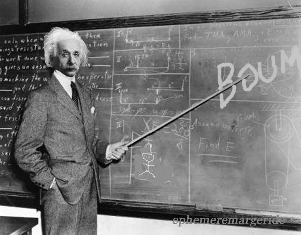 Einstein humour ephemeremargeride