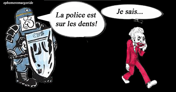 Police sur les dents ephemeremargeride