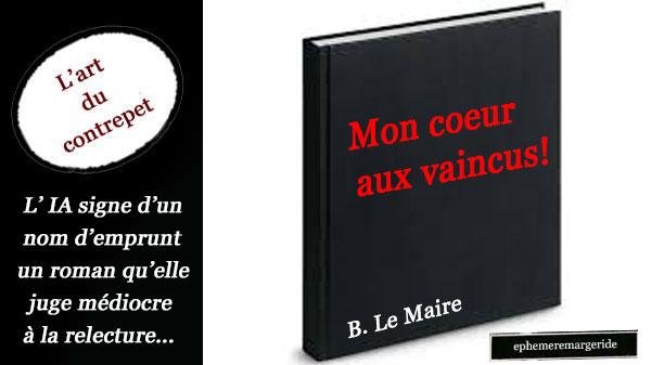 Quand l ia signe d un nom d emprunt un mauvais roman ephemeremargeride